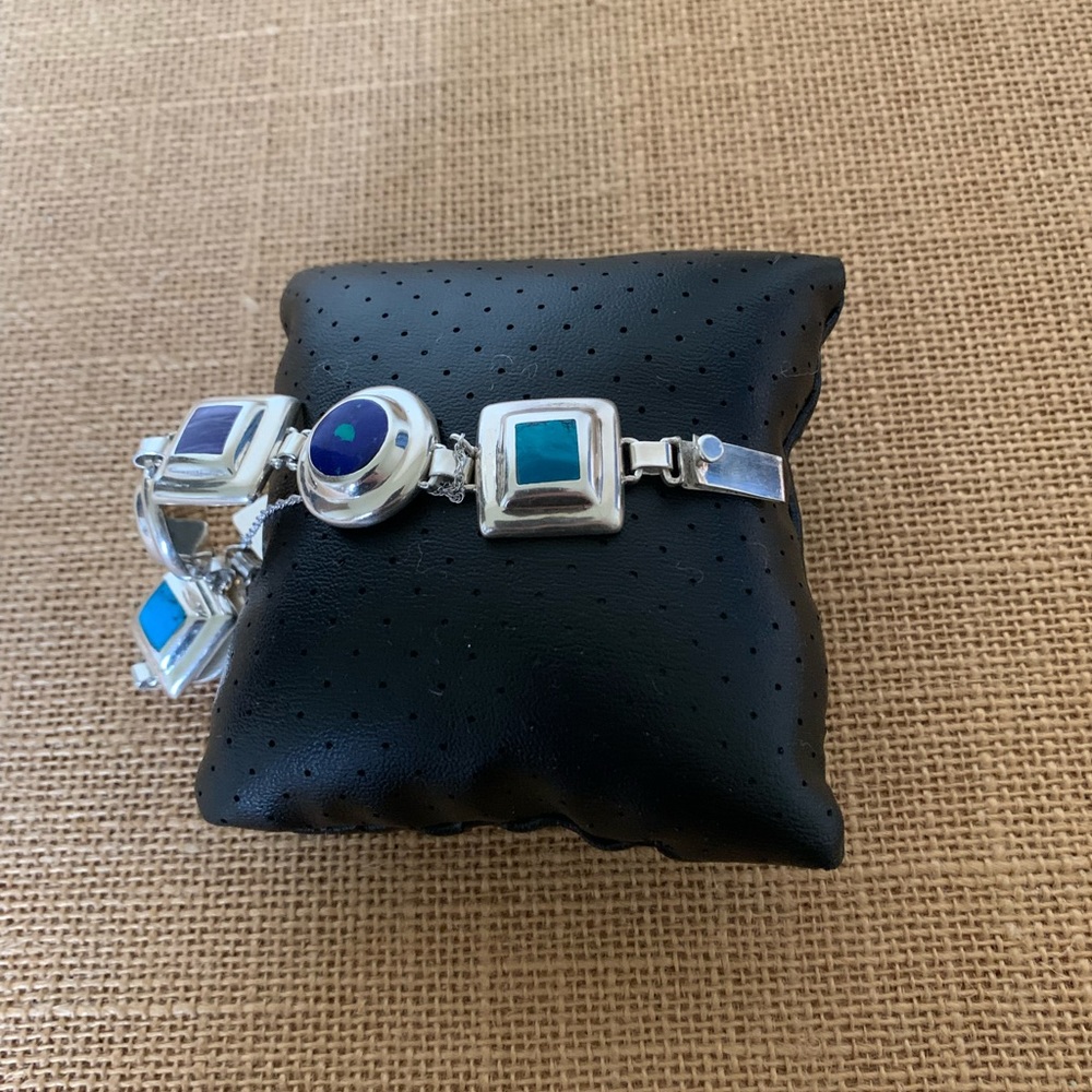 VINTAGE 925 MEXICO STERLING SILVER BRACELET - Picture 4 of 8